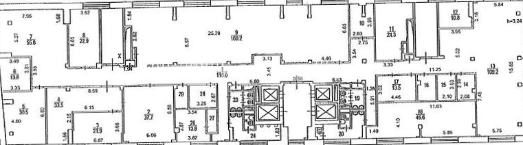 Офис Новая площадь, 8с2 площадью 250 квадратных метров