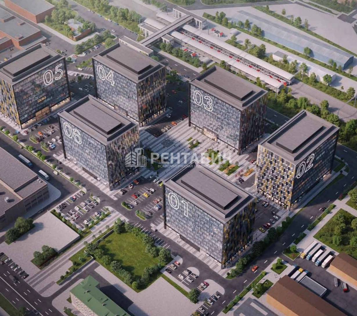 Здание ОСТАНКИНО BUSINESS PARK корпус 1 по адресу г Москва, Огородный проезд, д 16/1 стр 1