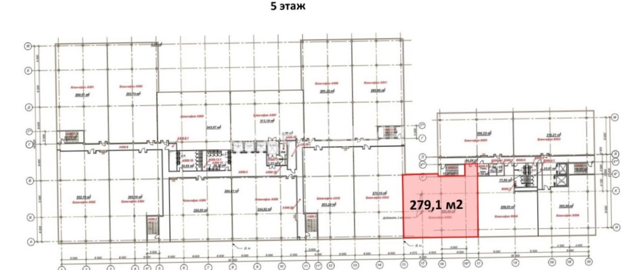 Офис West Park площадью 279 квадратных метров