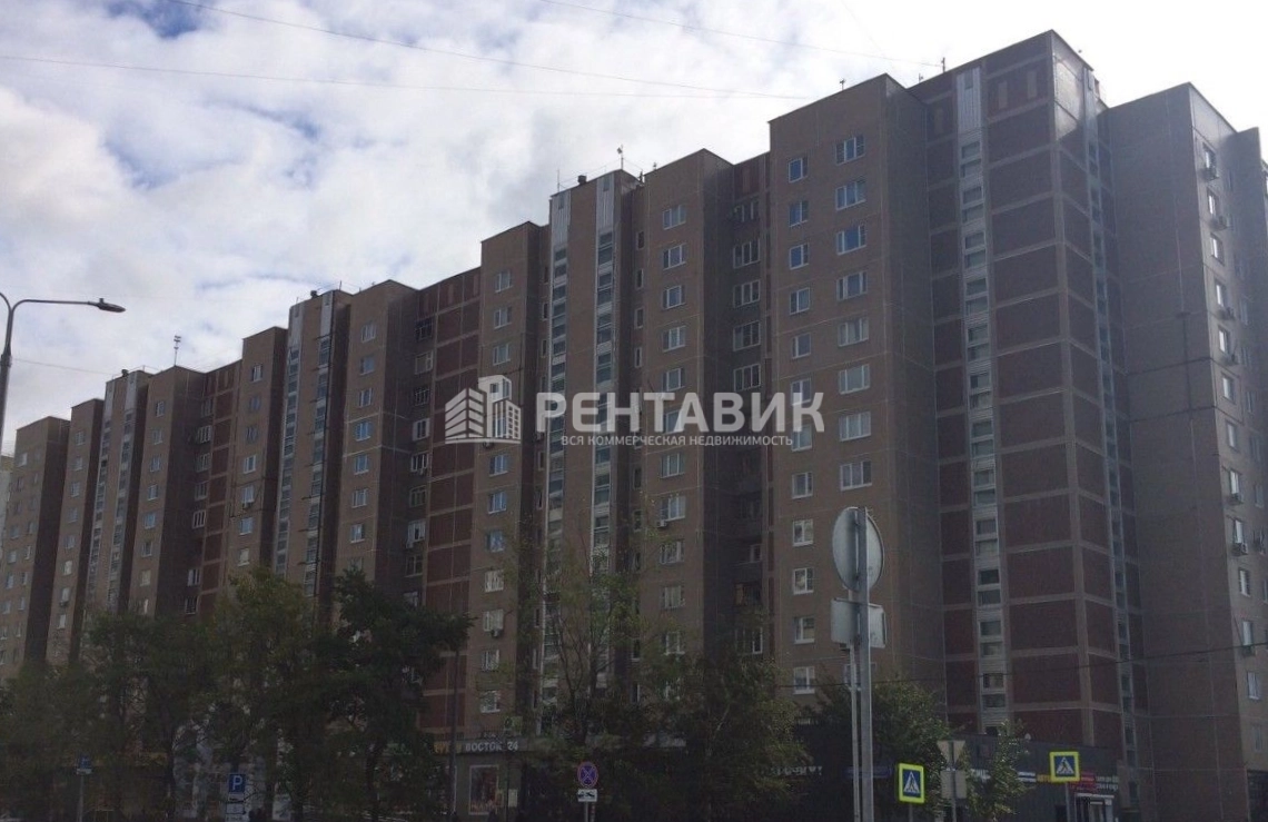 фасад дома, здание по адресу г Москва, ул Новомарьинская, д 14/15