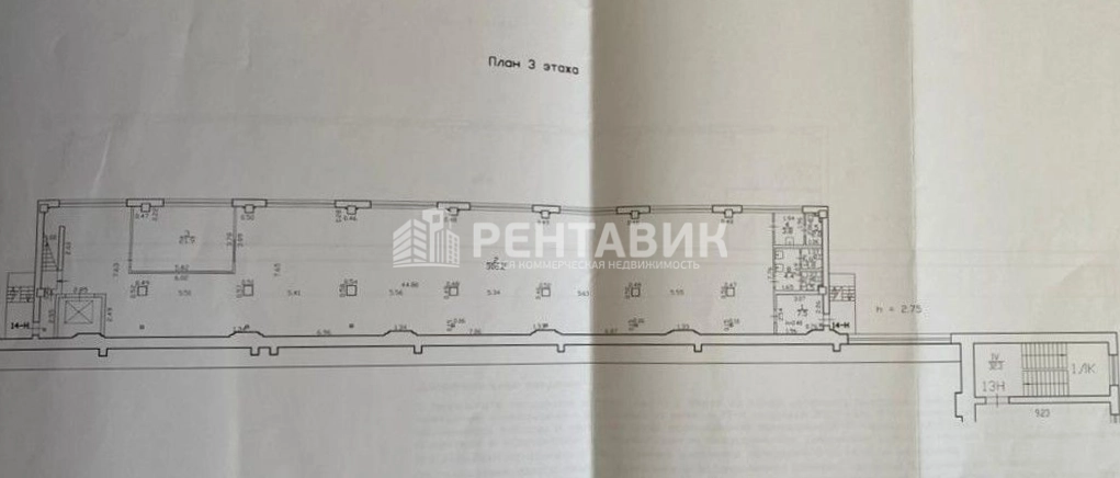 Производство Чугунная, 14Р площадью 1403 квадратных метров