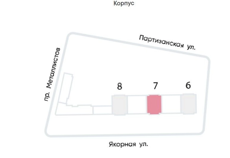 Помещение свободного назначения Большая Охта площадью 169 квадратных метров