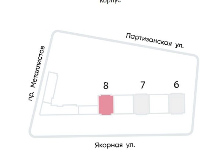 Помещение свободного назначения Большая Охта площадью 298 квадратных метров