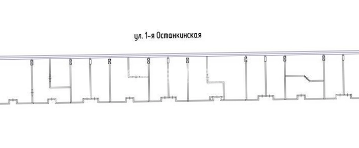 Офис Телецентр Останкино площадью 241 квадратных метров