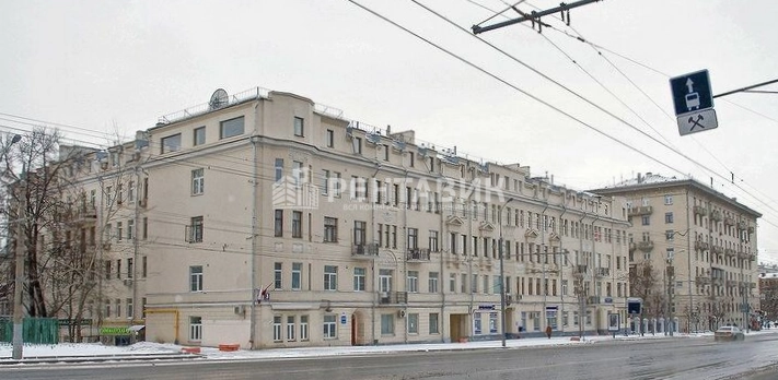 фасад дома, здание по адресу г Москва, Комсомольский пр-кт, д 3
