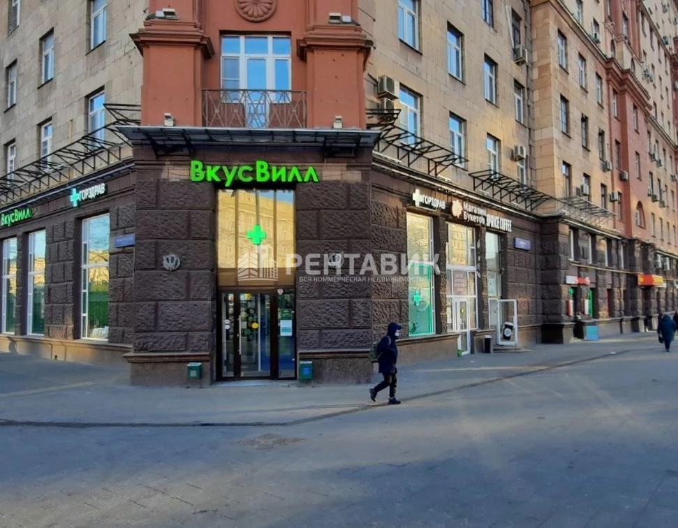 фасад дома, здание по адресу г Москва, Ленинградский пр-кт, д 75 к 1
