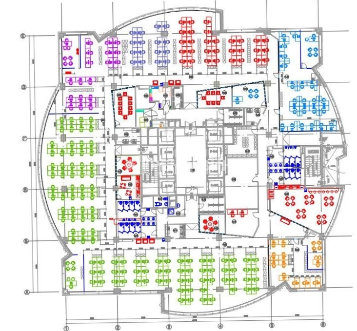 Офис Ньютон площадью 4925 квадратных метров