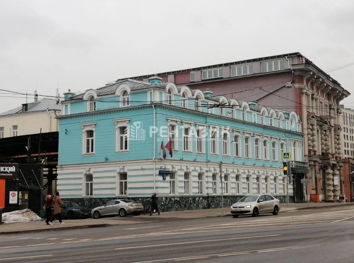 фасад дома, здание по адресу г Москва, ул Большая Почтовая, д 38 стр 1а 