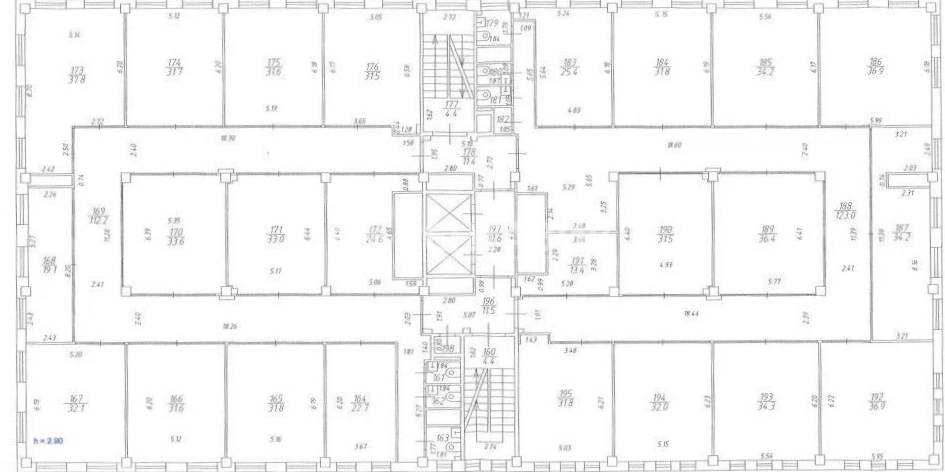 Офис Greenwood, строение 1 площадью 513 квадратных метров