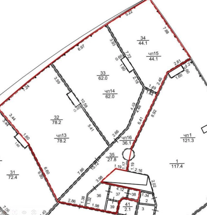 Офис Башня Федерация площадью 220 квадратных метров