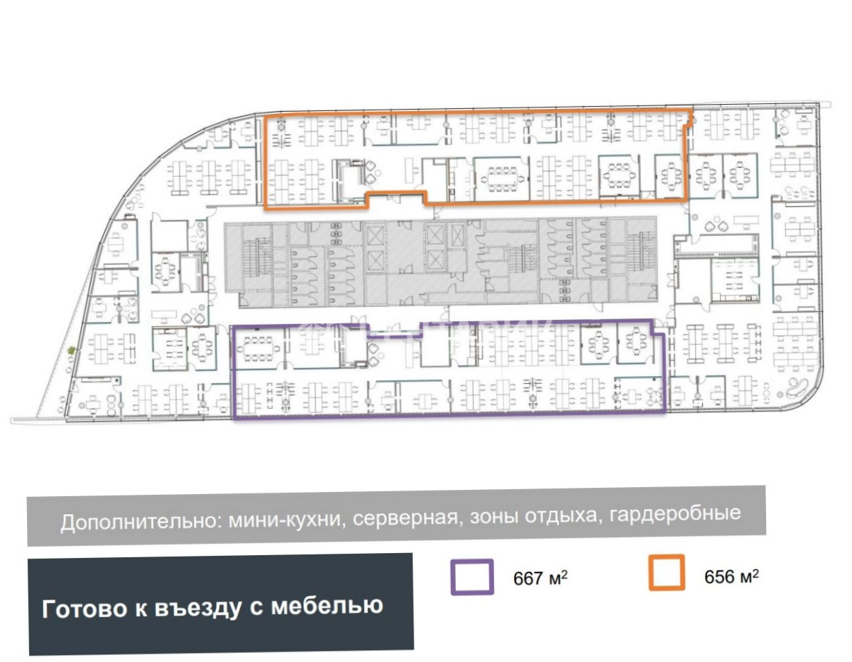 Офис Сколково Парк, корпус 1 площадью 8700 квадратных метров