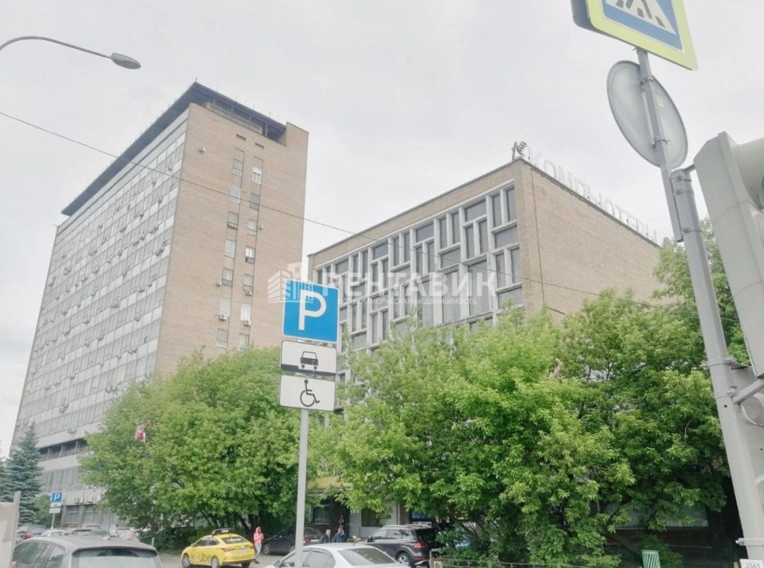 фасад дома, здание по адресу г Москва, Звёздный б-р, д 19 стр 1