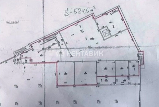 Помещение свободного назначения Бриз площадью 694 квадратных метров