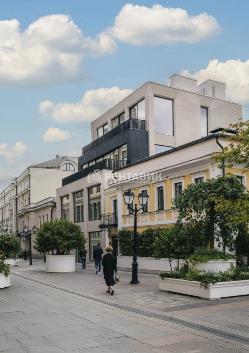 фасад дома, здание по адресу г Москва, Столешников пер, д 10А