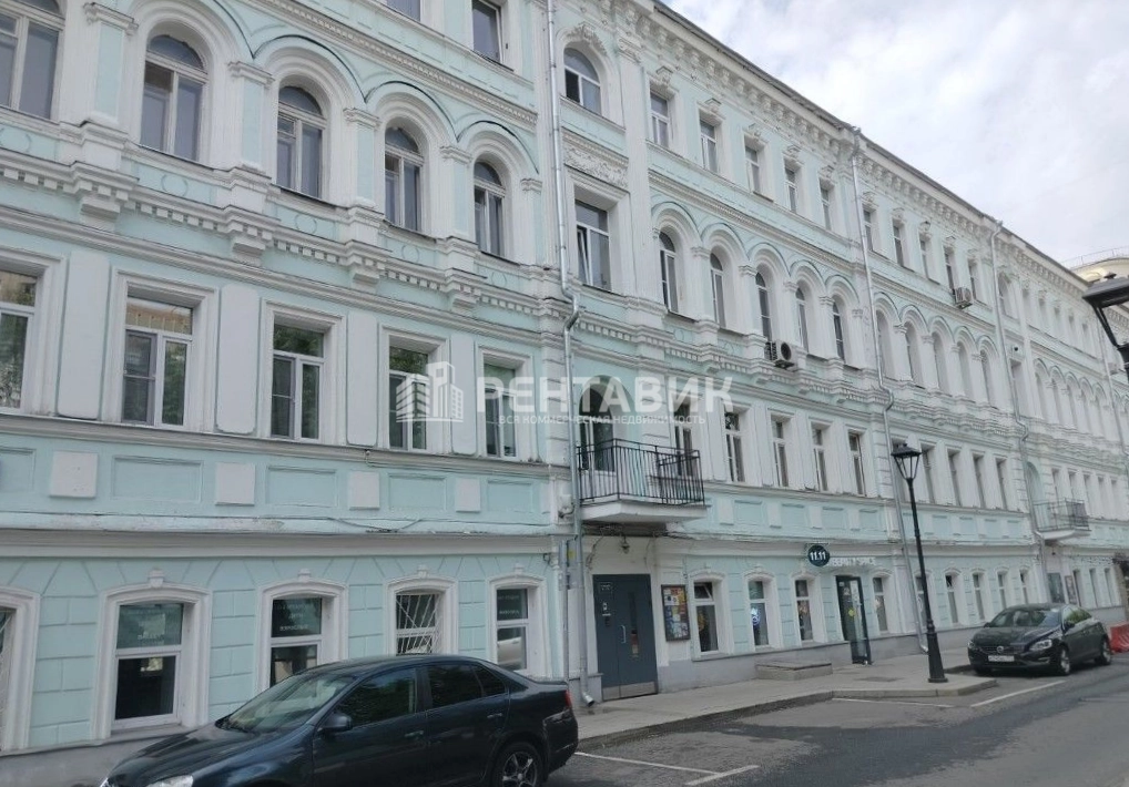 фасад дома, здание по адресу г Москва, пер Даев, д 2