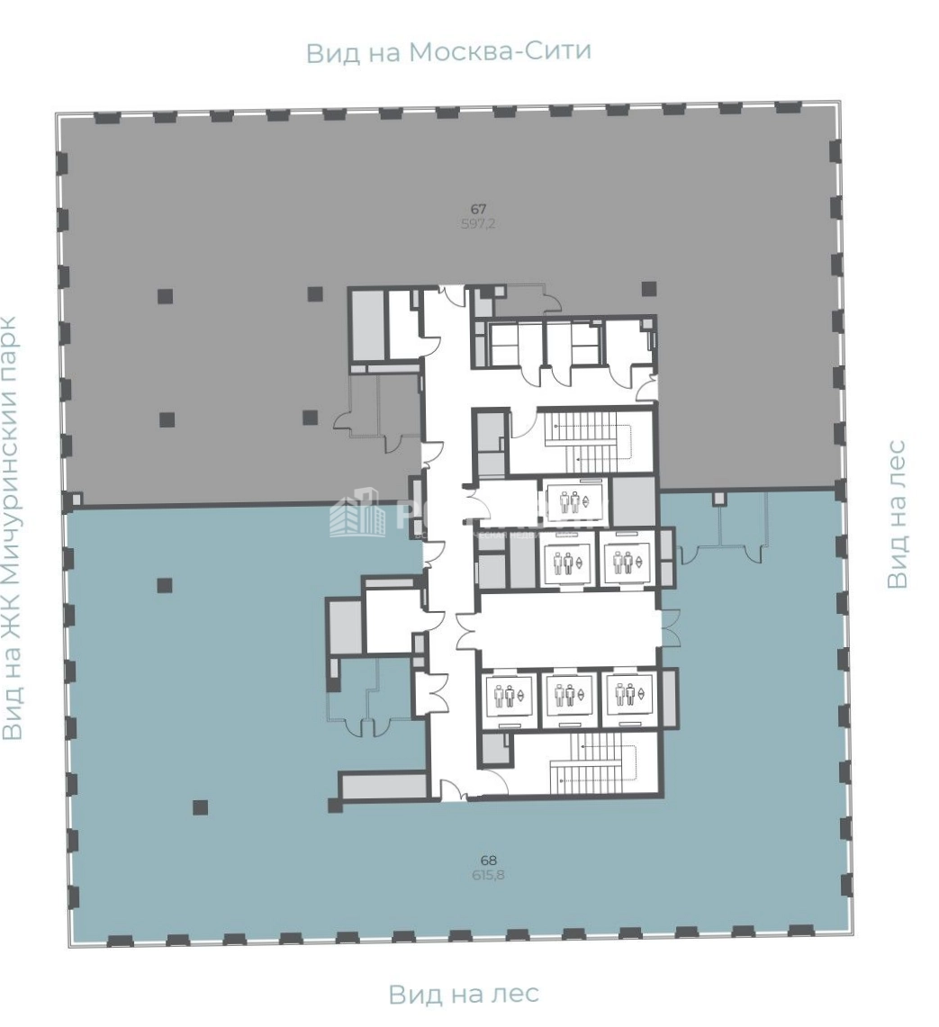 Офис Lakes площадью 616 квадратных метров