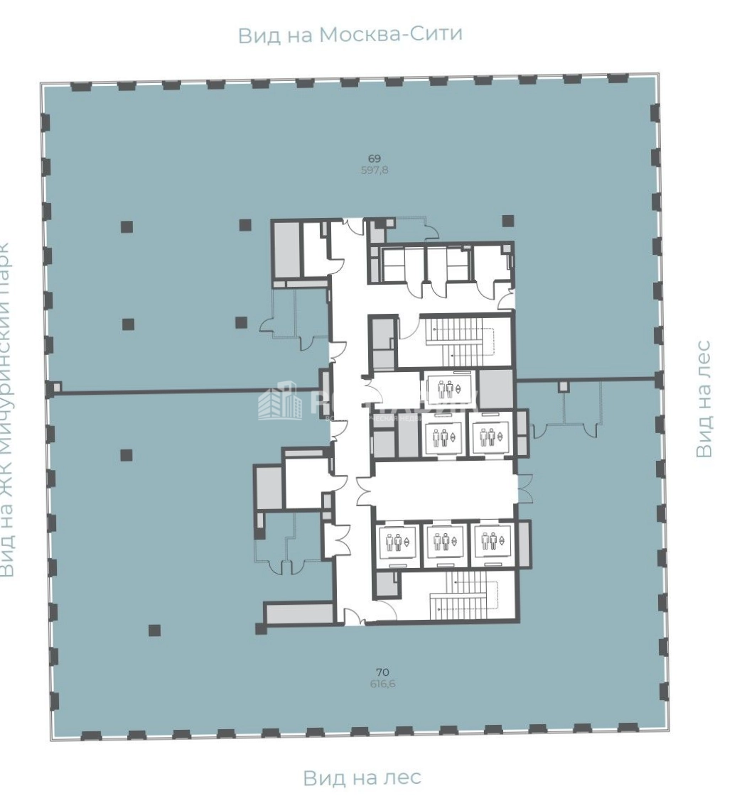 Офис Lakes площадью 598 квадратных метров