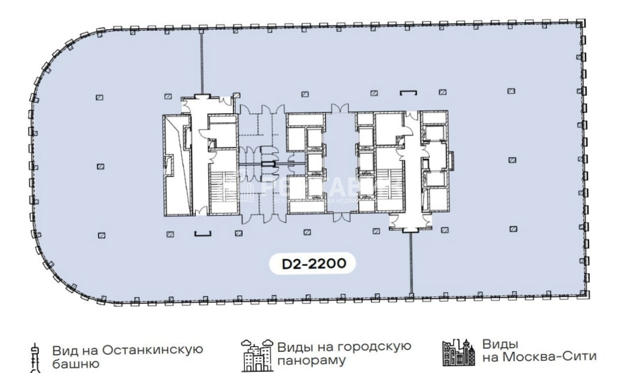 Офис Stone Савеловская - Стоун Савеловская площадью 1824 квадратных метров