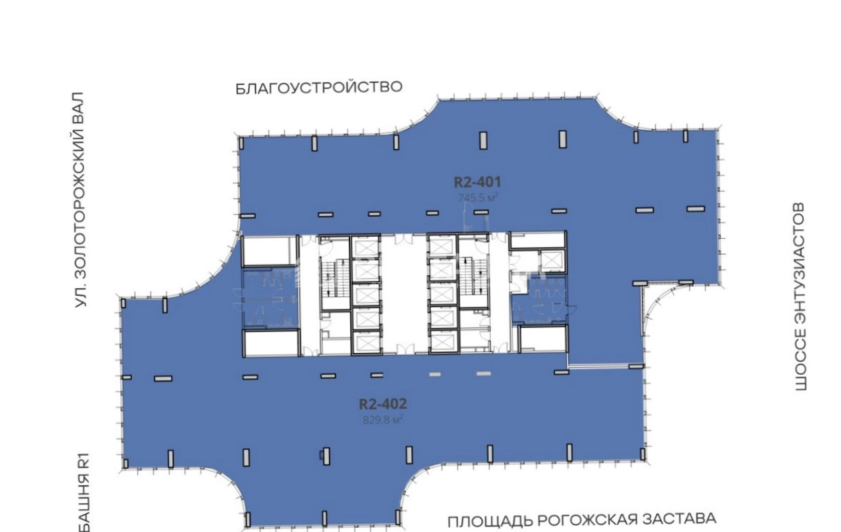 Офис STONE Римская - СТОУН Римская площадью 745 квадратных метров