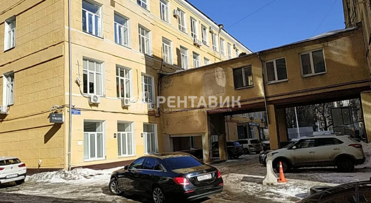 фасад дома, здание по адресу г Москва, Большой Тишинский пер, д 8 стр 2