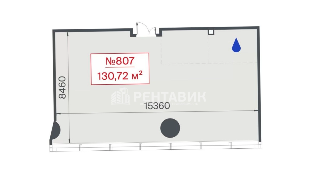 Офис TOP Tower площадью 130 квадратных метров