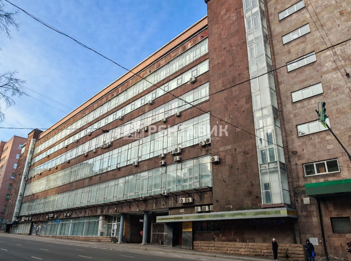 фасад дома, здание по адресу г Москва, Орликов пер, д 3 стр 1