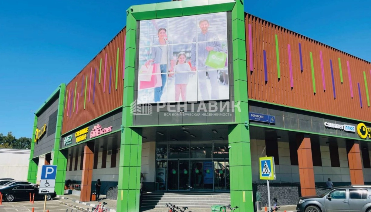 фасад дома, здание по адресу г Москва, Боровское шоссе, д 6