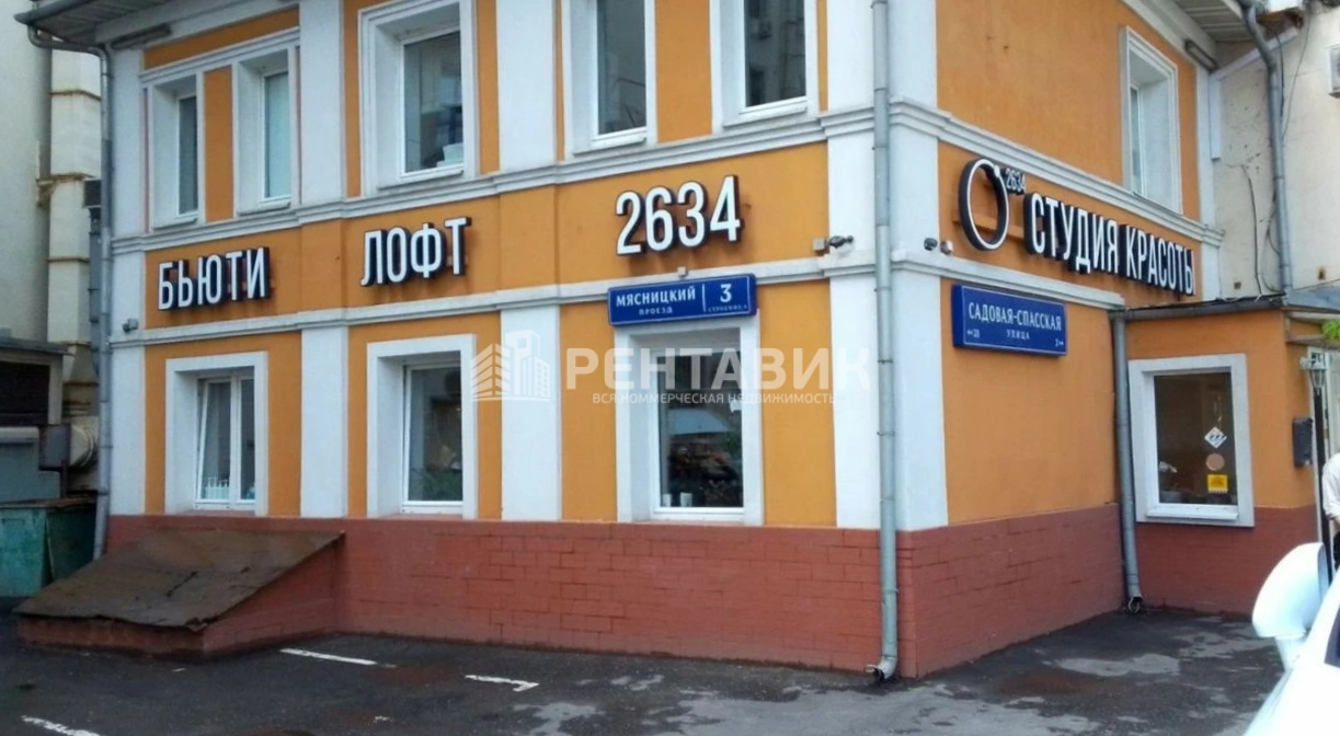 фасад дома, здание по адресу г Москва, Мясницкий проезд, д 3 стр 4