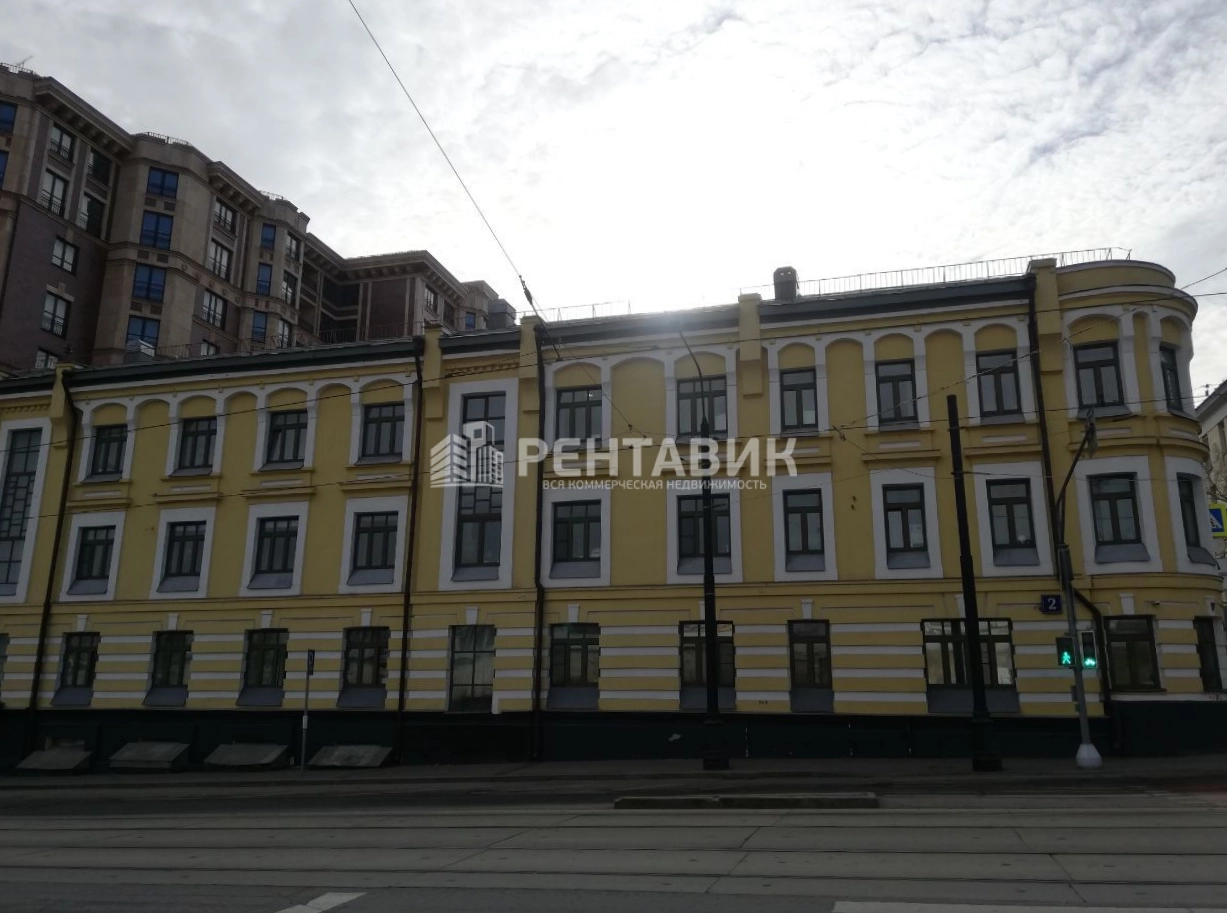 фасад дома, здание по адресу г Москва, Костомаровский пер, д 2