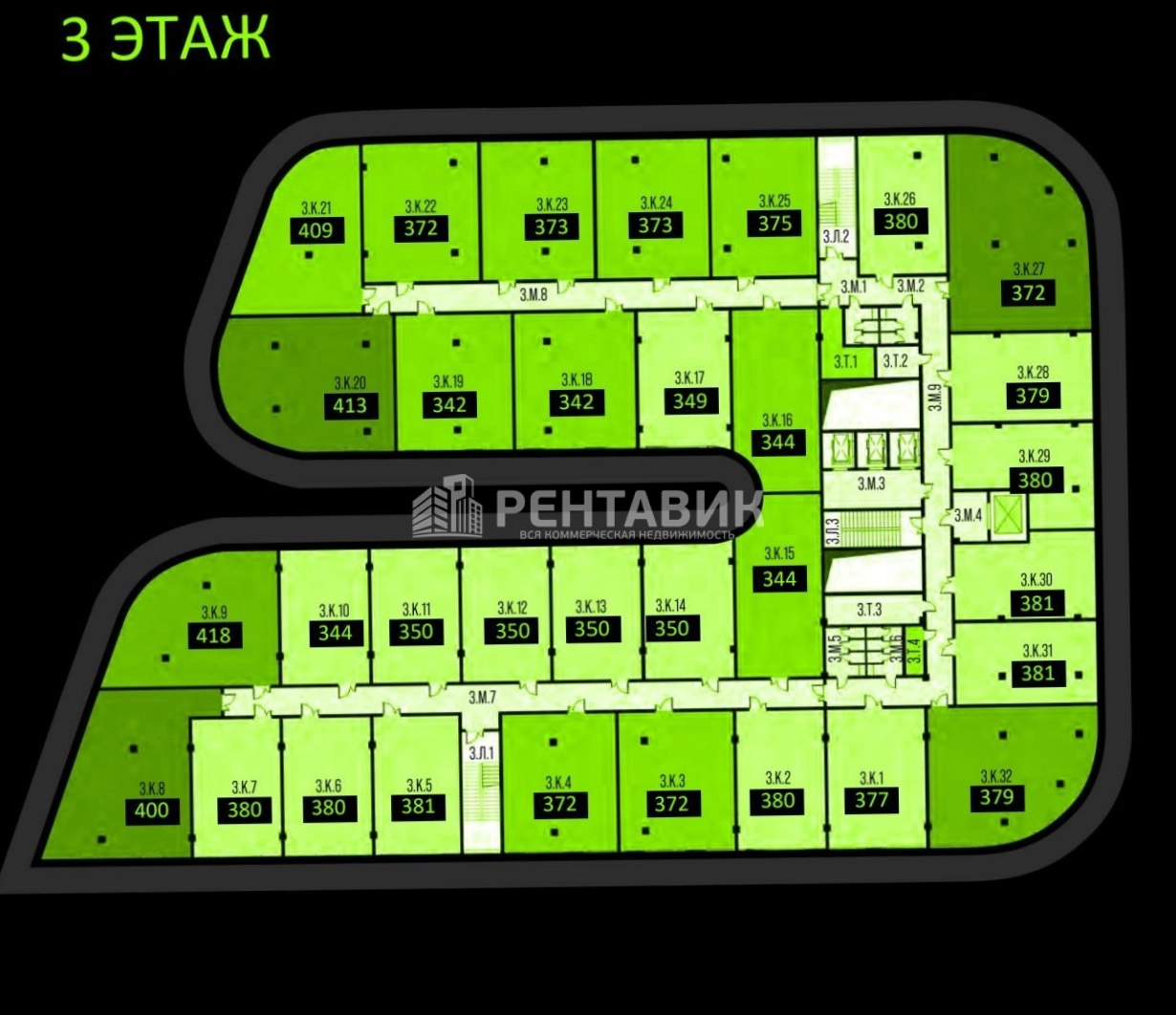 Офис Апсайд Теч Сколково, корпус Альфа площадью 11148 квадратных метров