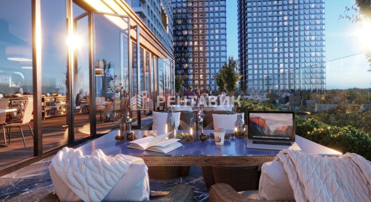 Общепит Upside Towers площадью 468 квадратных метров