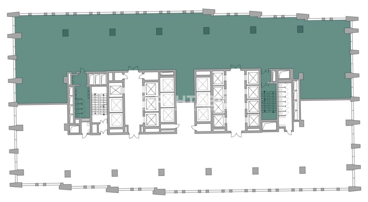 Офис Звенигородская площадью 824 квадратных метров