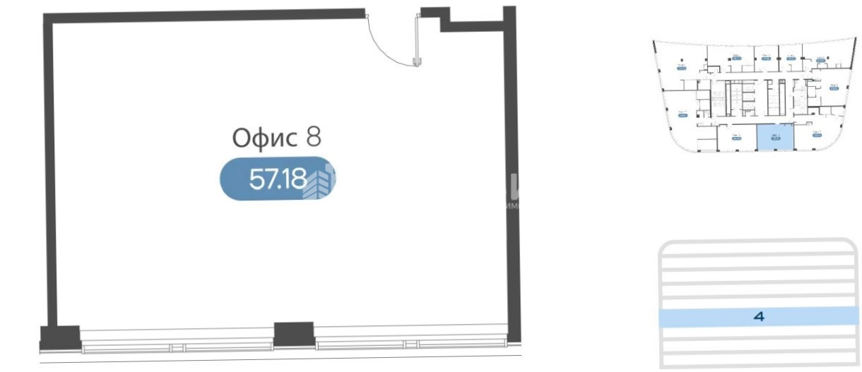 Офис Rail.A площадью 382 квадратных метров