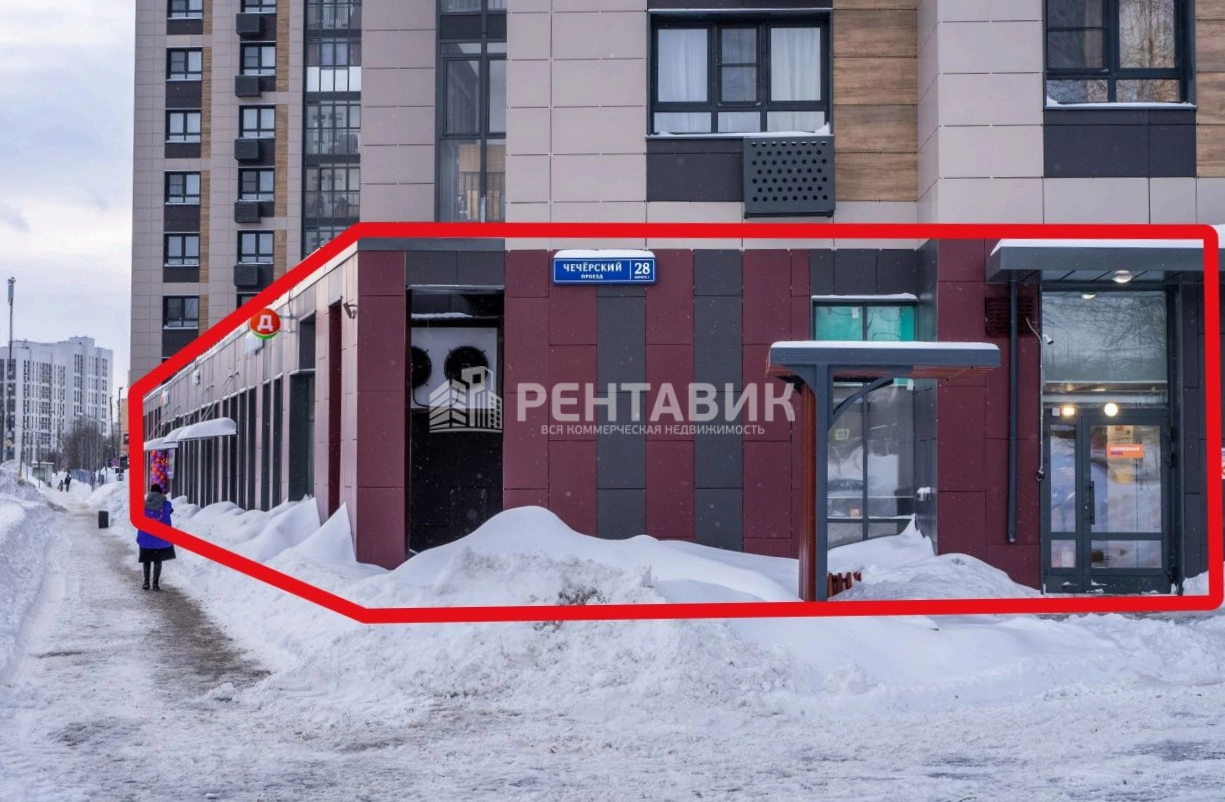 Торговая площадь Чечерский 28к1 площадью 329 квадратных метров