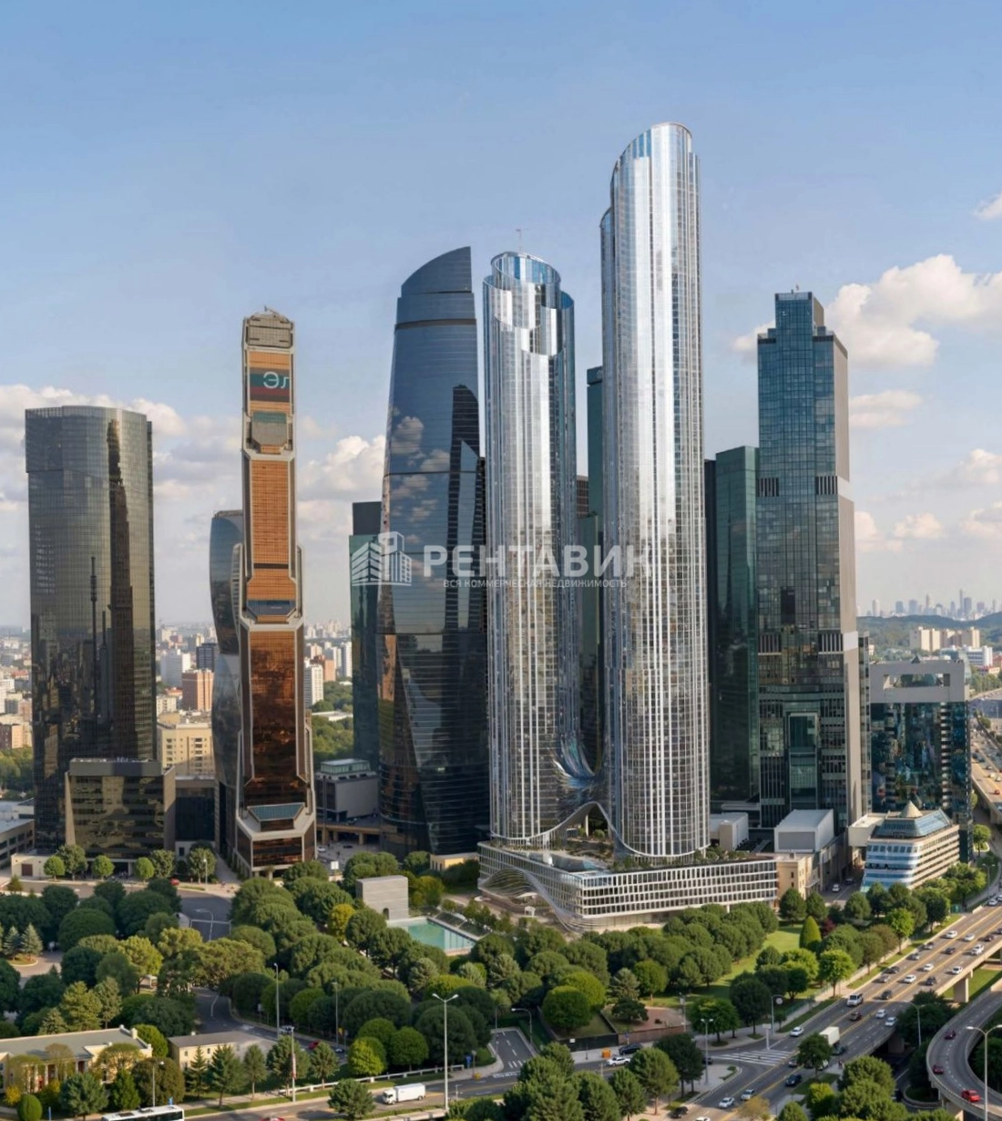Здание АУРУС Резиденции по адресу г Москва, 2-й Красногвардейский проезд, д 8А