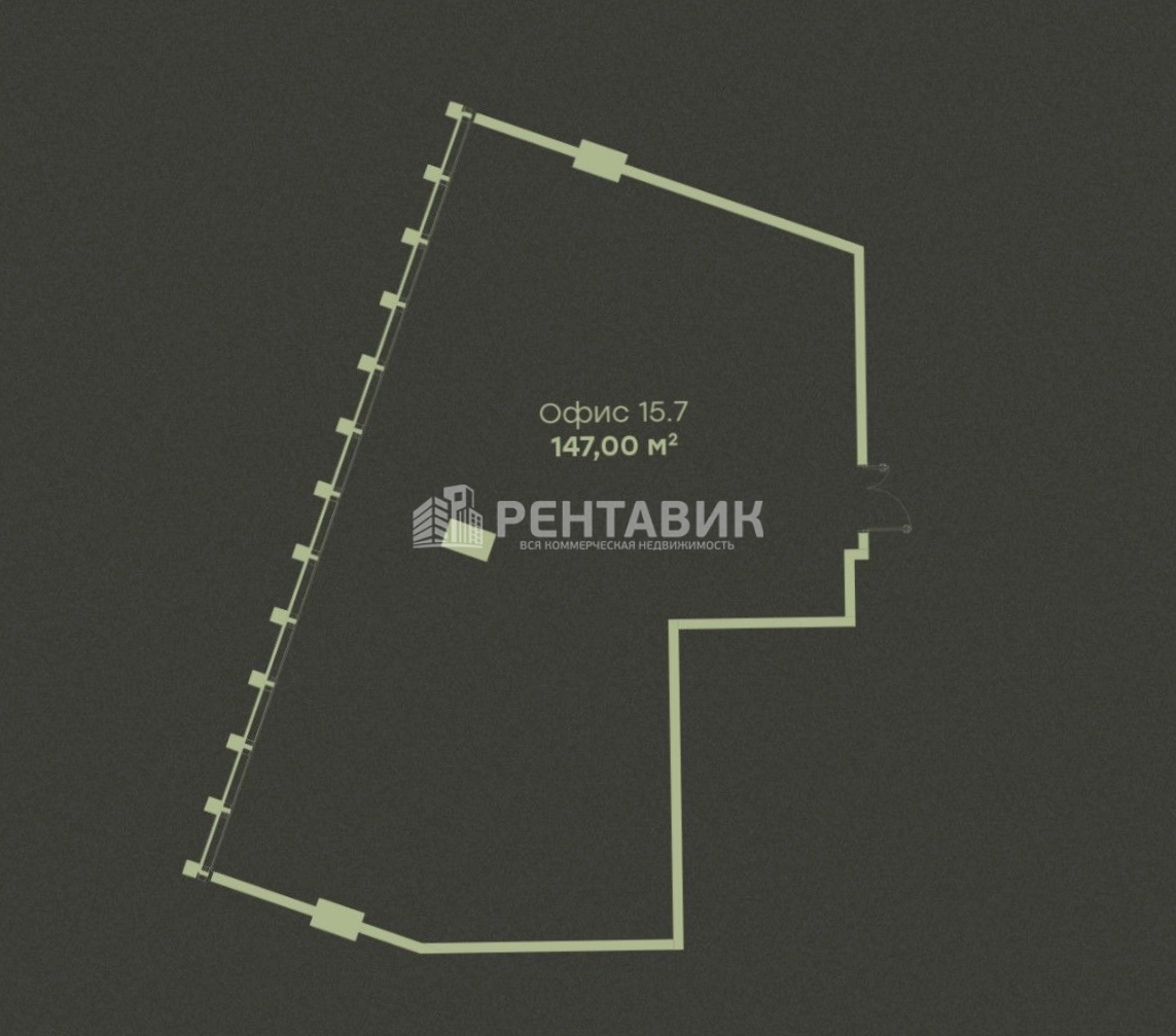 Офис Геолог 2 площадью 419 квадратных метров
