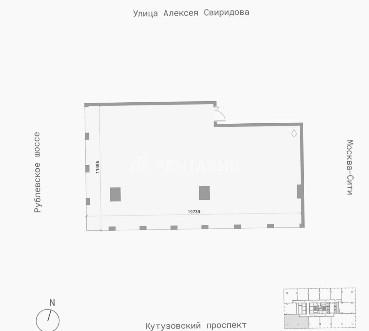 Офис Omni Tower площадью 202 квадратных метров