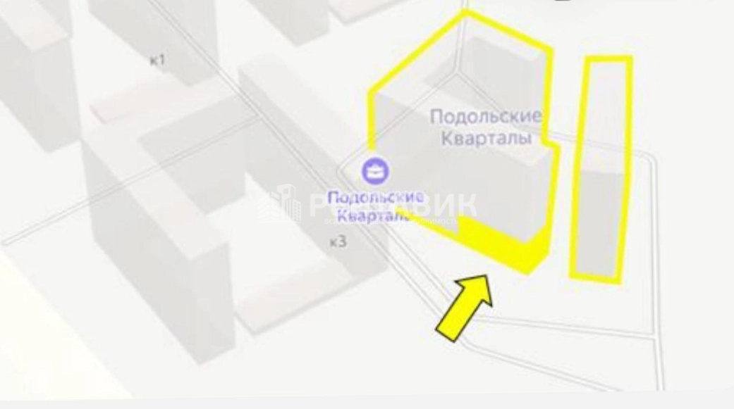 Помещение свободного назначения Подольские кварталы площадью 407 квадратных метров