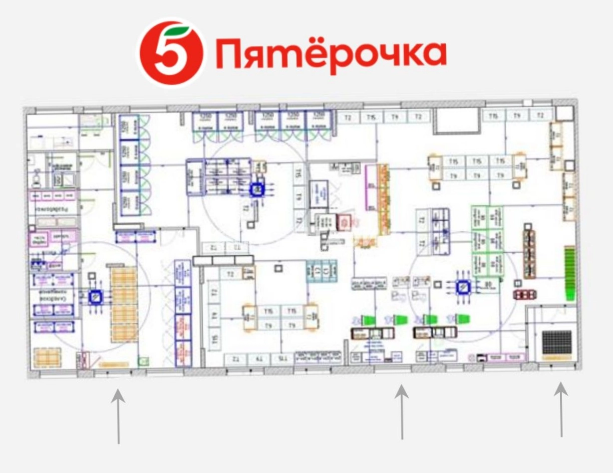 Торговая площадь Квартал Западный, Боровское 62к1 площадью 371 квадратных метров