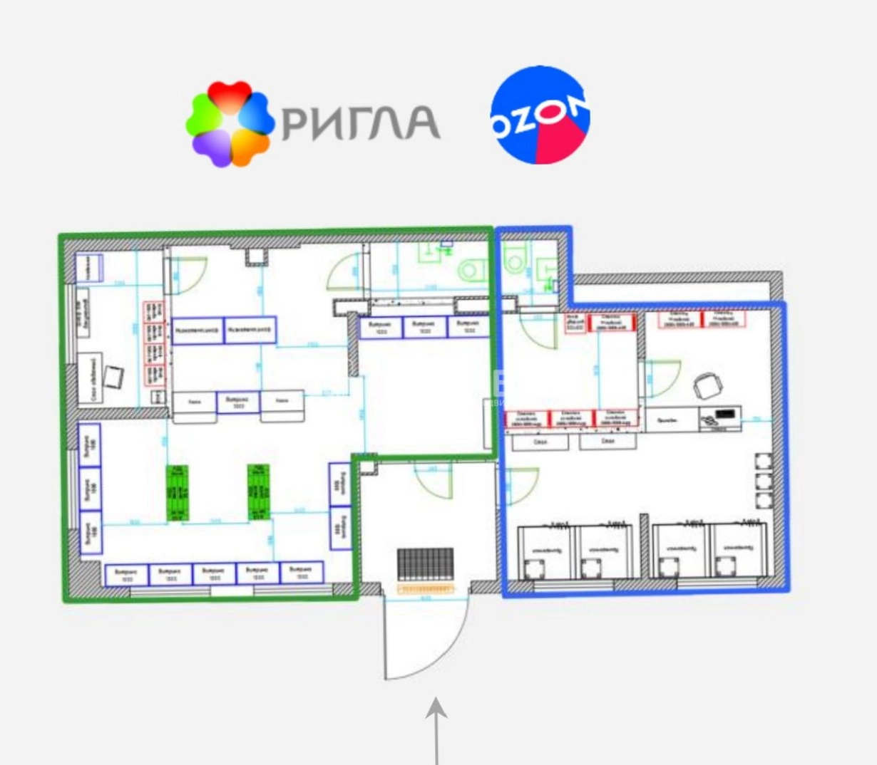 Торговая площадь Ярославский квартал площадью 126 квадратных метров