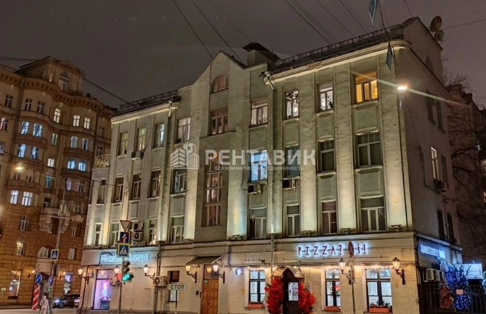 фасад дома, здание по адресу г Москва, пр-кт Мира, д 77 к 1