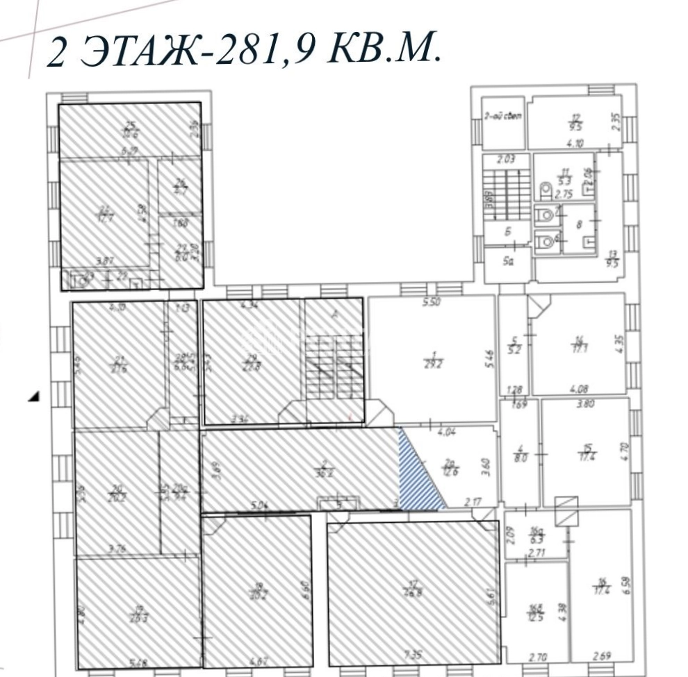 Офис Чаплыгина, 9с1 площадью 1540 квадратных метров