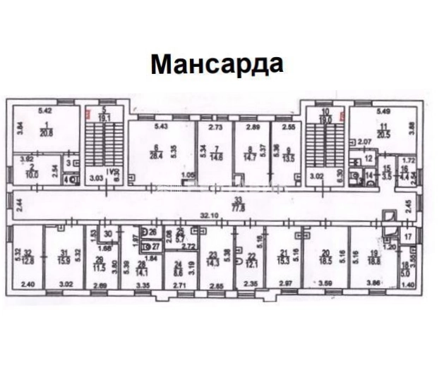 Здание целиком Габричевского, 5к3 площадью 1341 квадратных метров