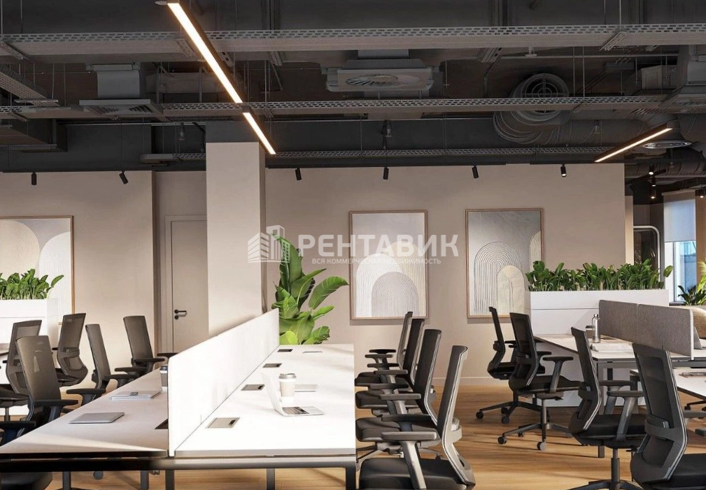 Офис Северное Сияние площадью 1212 квадратных метров