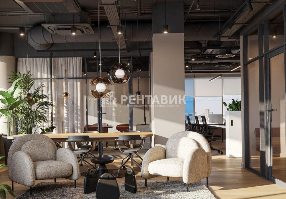 Офис Северное Сияние площадью 1212 квадратных метров