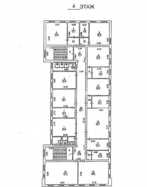 Офис Vavilov Tower / Вавилов Тауэр, 24 площадью 1063 квадратных метров