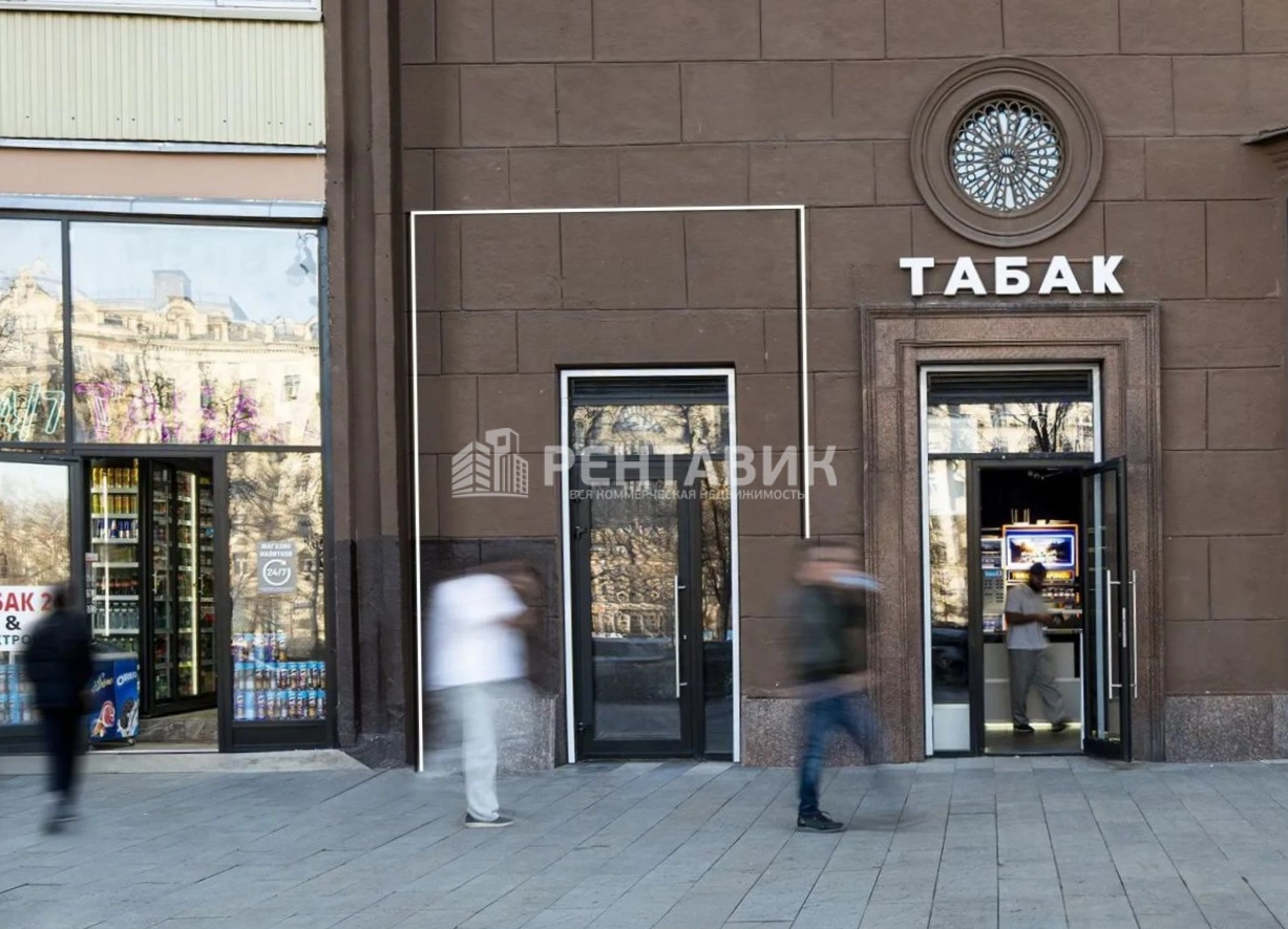 Помещение свободного назначения Тверская, 19 площадью 58 квадратных метров
