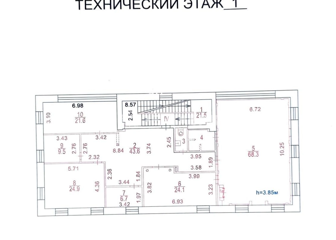 Здание целиком Академика Туполева, 15к17 площадью 969 квадратных метров