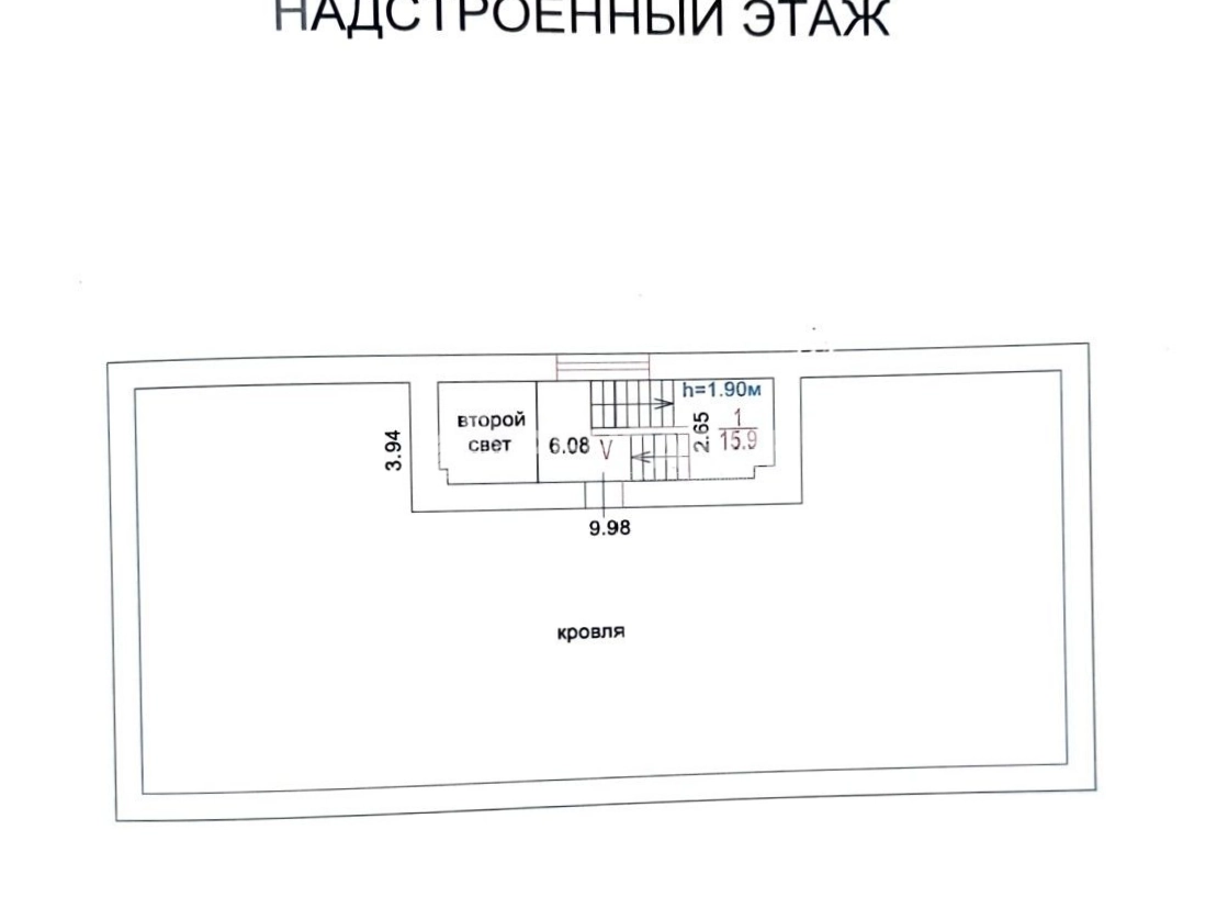 Здание целиком Академика Туполева, 15к17 площадью 969 квадратных метров