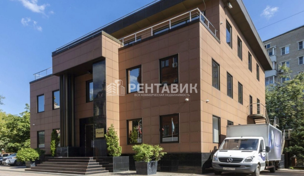 фасад дома, здание по адресу г Москва, ул Фридриха Энгельса, д 32 стр 2